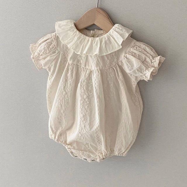 Organic Ivory Lace Tops - Belle Baby