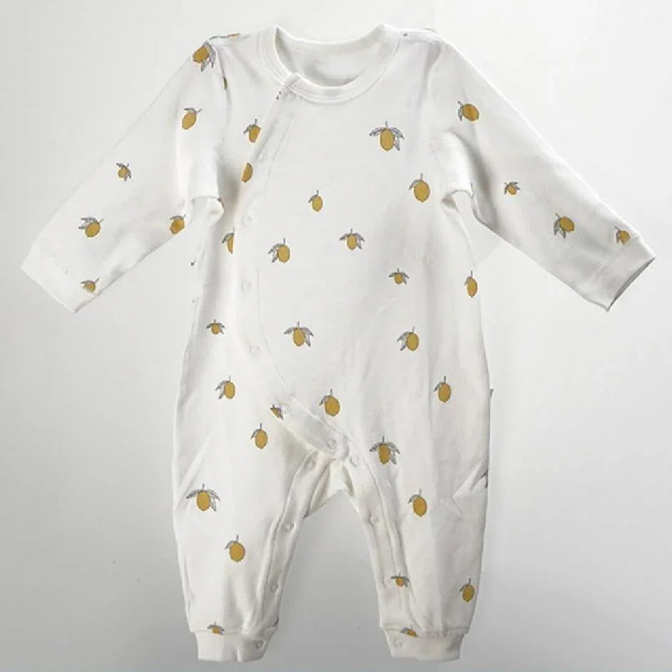Organic Lemon Bodysuit - Belle Baby