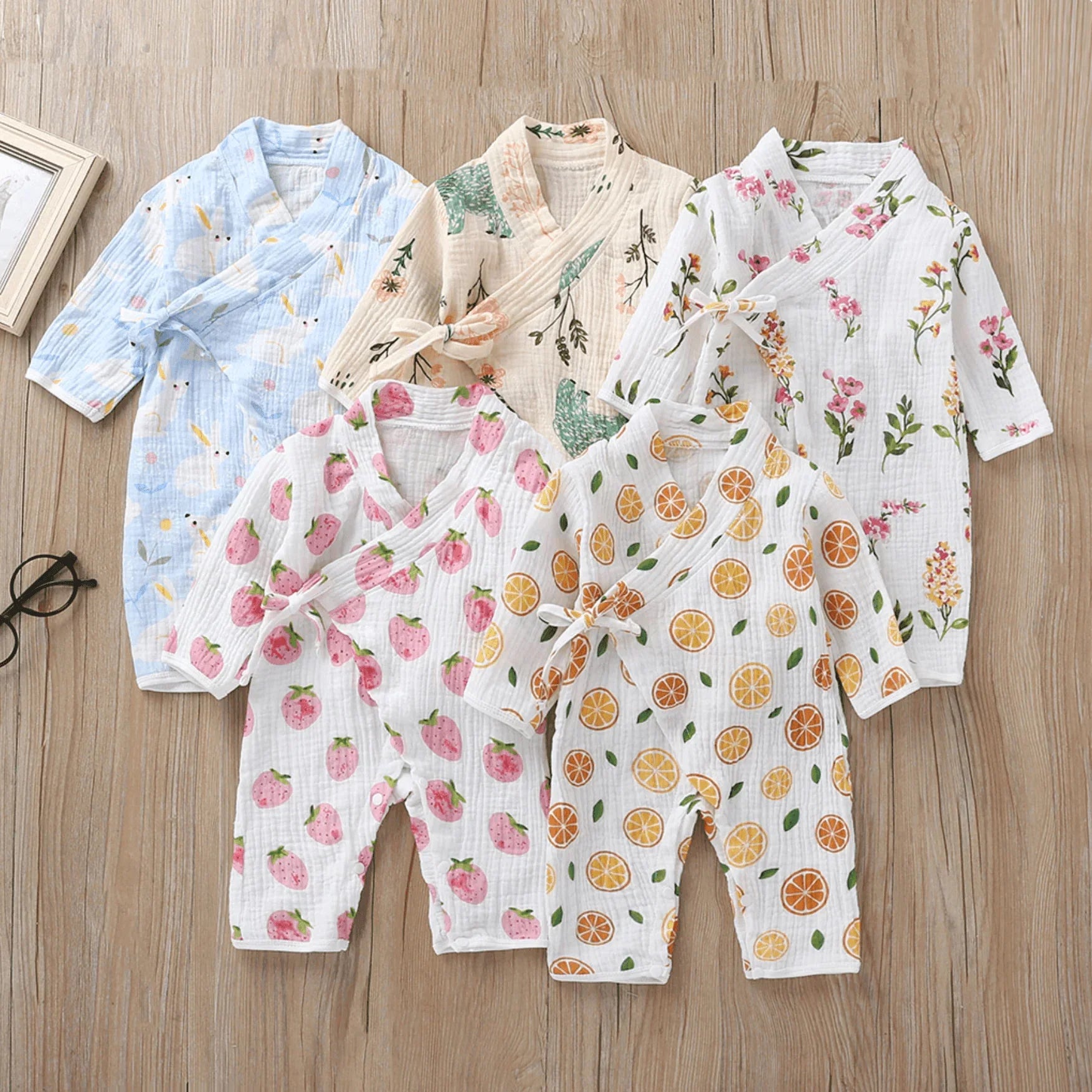 Ribbed Baby Kimono - Belle Baby
