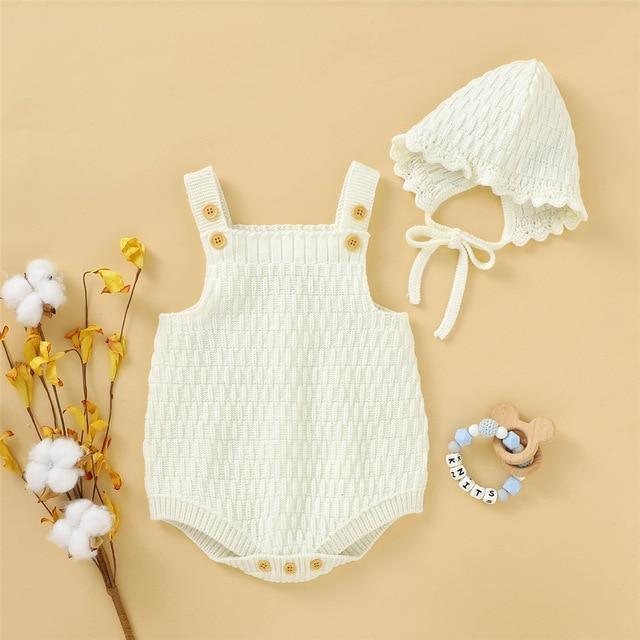 Romper & Bonnet Set - Belle Baby