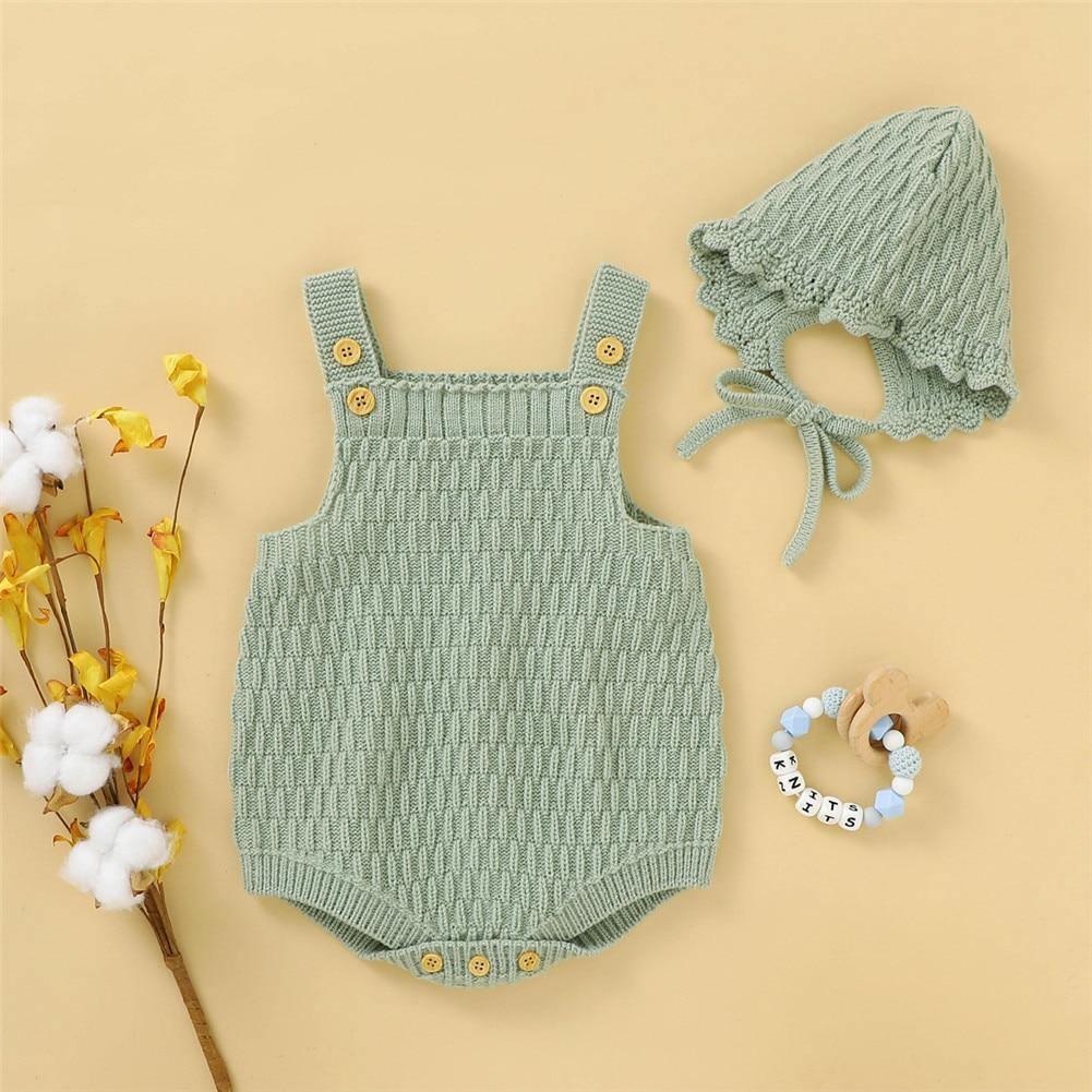 Romper & Bonnet Set - Belle Baby