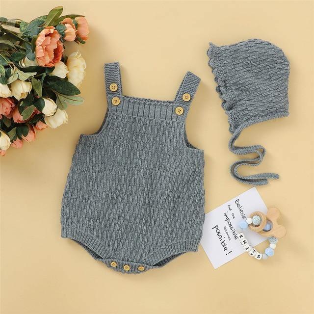 Romper & Bonnet Set - Belle Baby