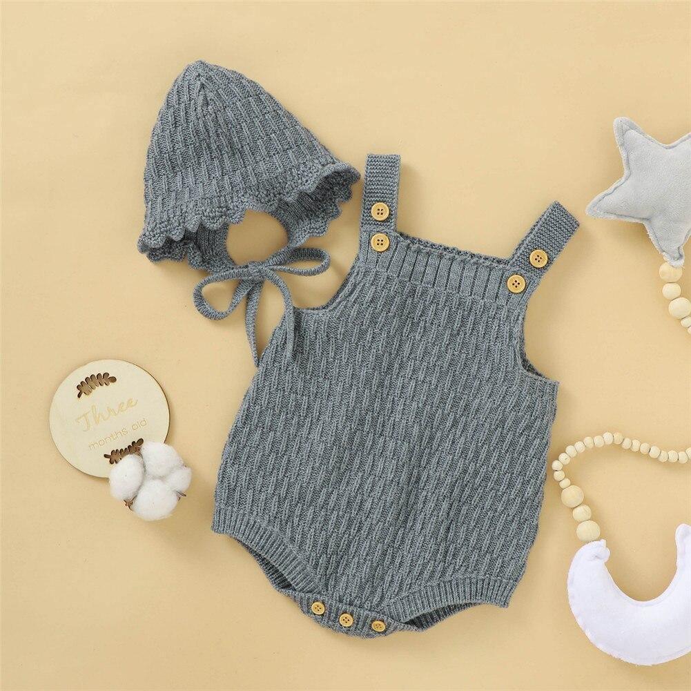 Romper & Bonnet Set - Belle Baby