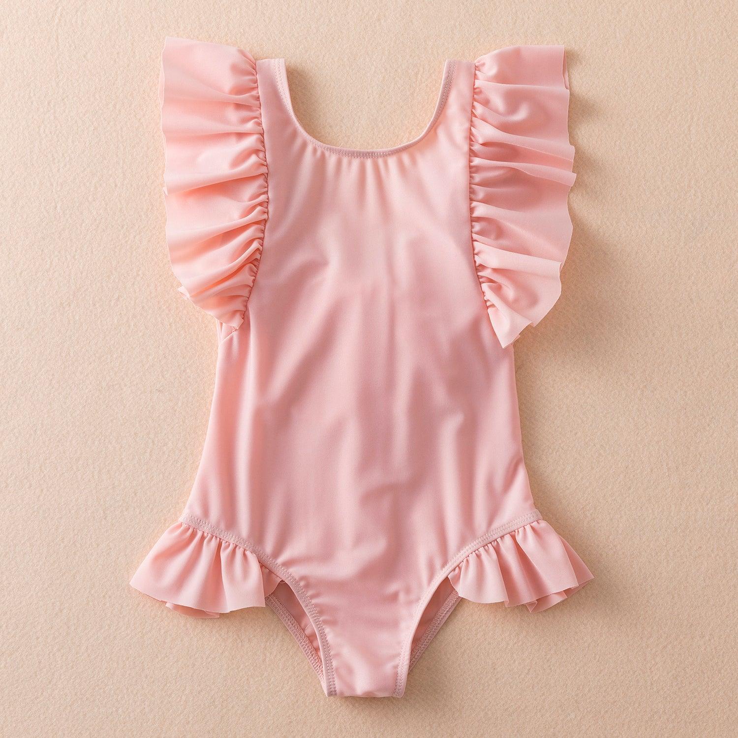 Ruffle Bow Swimsuit - Belle Baby