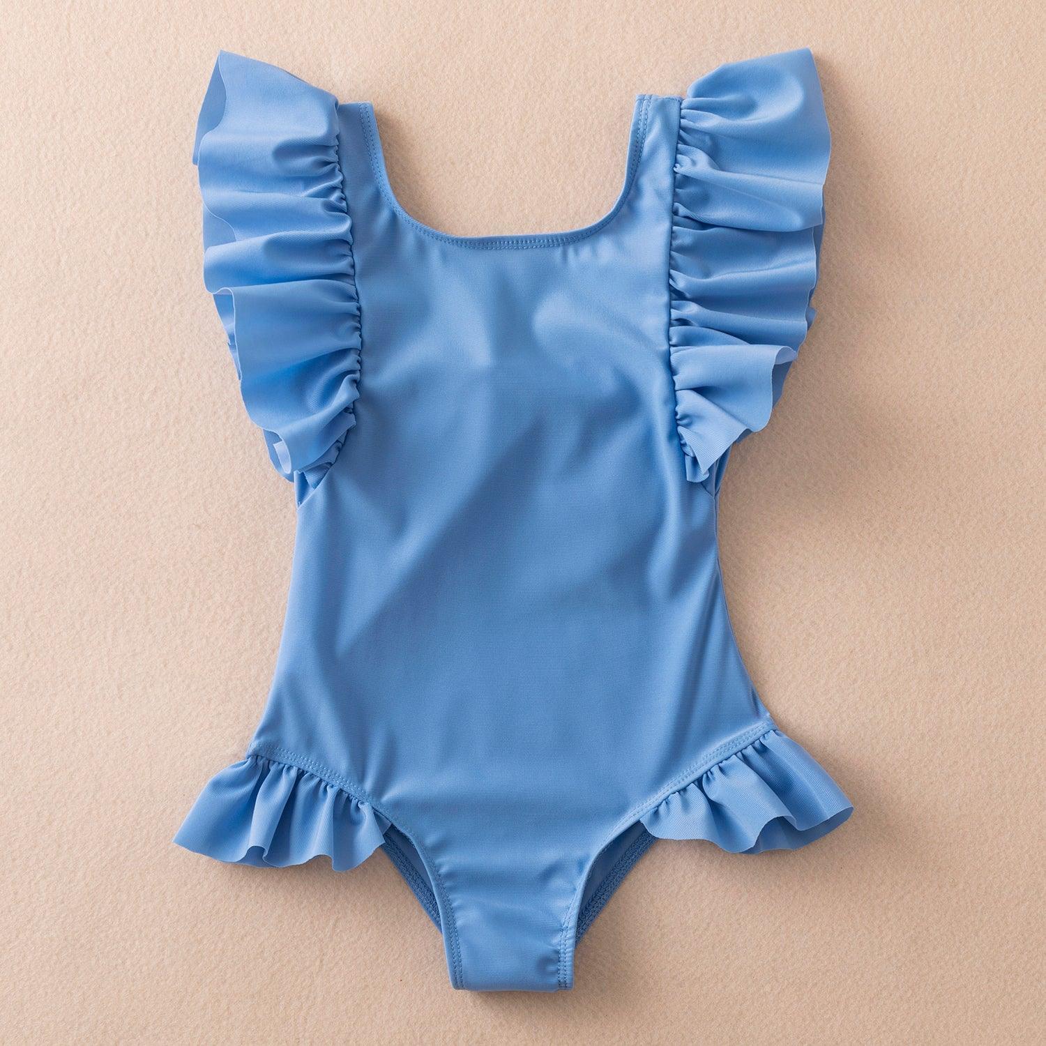 Ruffle Bow Swimsuit - Belle Baby