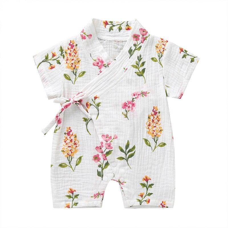 Short Sleeve Baby Kimono - Belle Baby
