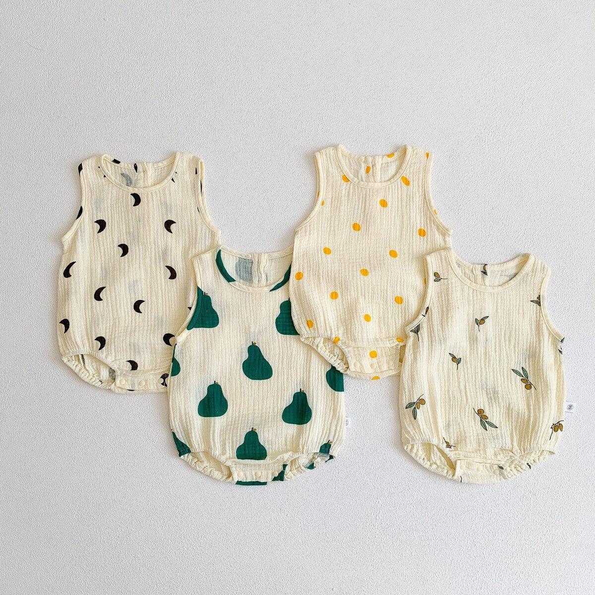 Sleeveless Summer Bodysuit - Belle Baby