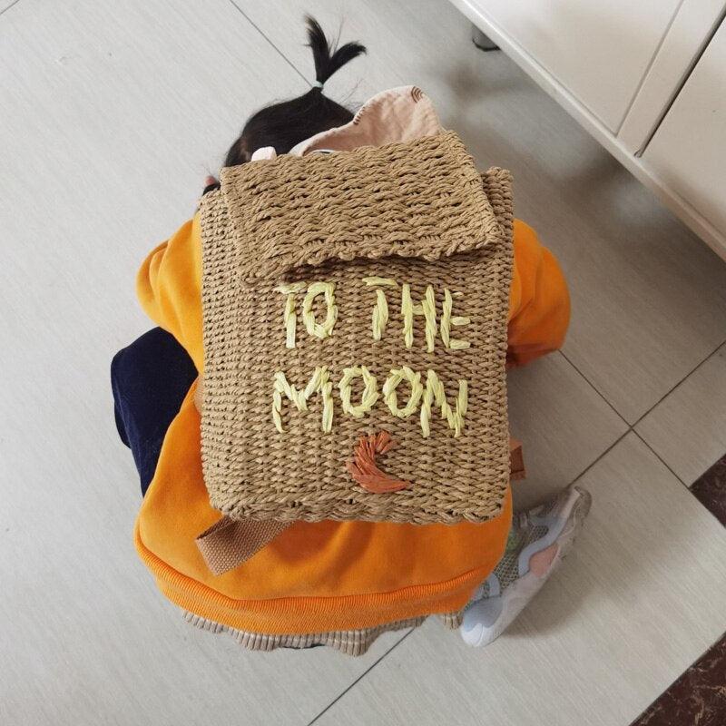 Straw Woven Backpack - Belle Baby