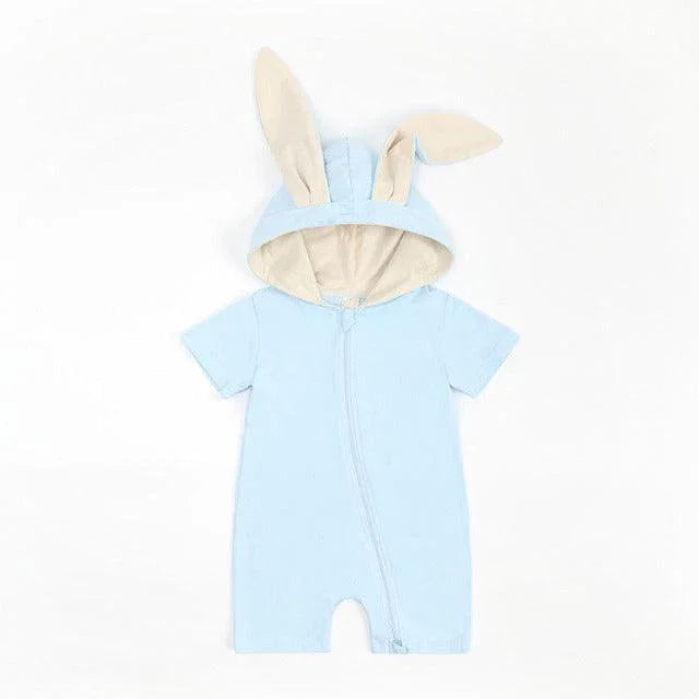 Summer Bunny Ear Romper - Belle Baby