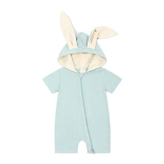 Summer Bunny Ear Romper - Belle Baby